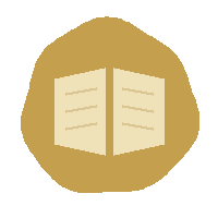 COPY2: Golden symbol with open book